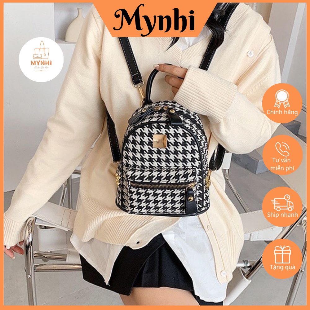 Balo Mini Họa Tiết Ziczac Phù Hợp Đi Chơi, Dạo Phố Trẻ Trung SMN337