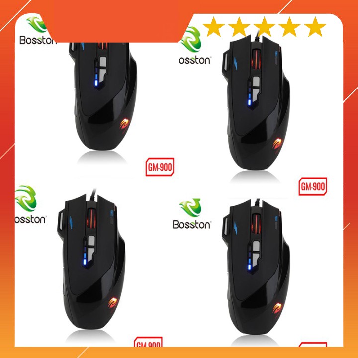 XẢ KHO -  Chuột chơi game BOSSTON GM900 có led SIÊU ĐẸP BTC01