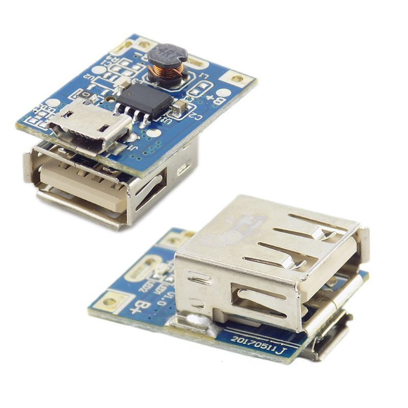 Mô Đun Tăng Áp Pin Lithium Lipo 5v Có Màn Hình Led Hiển Thị Cổng Usb Diy