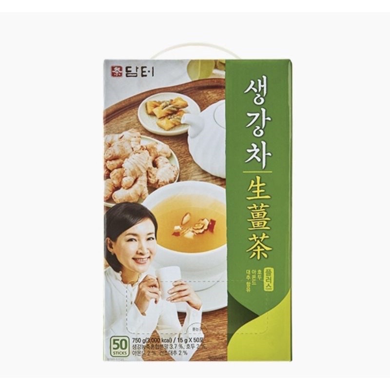 Trà Gừng Hàn Quốc Damtuh hộp 50 gói ,hộp 15 gói.