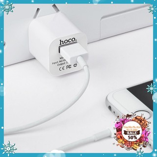 Cốc Sạc Hoco - Củ Sạc Hoco UH102 1A dành cho điện thoại (Trắng)