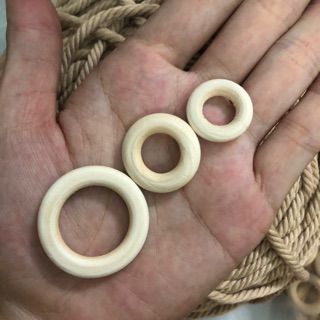 Khoen gỗ nhỏ size 2cm, 2,5cm, 3,5cm, 4cm