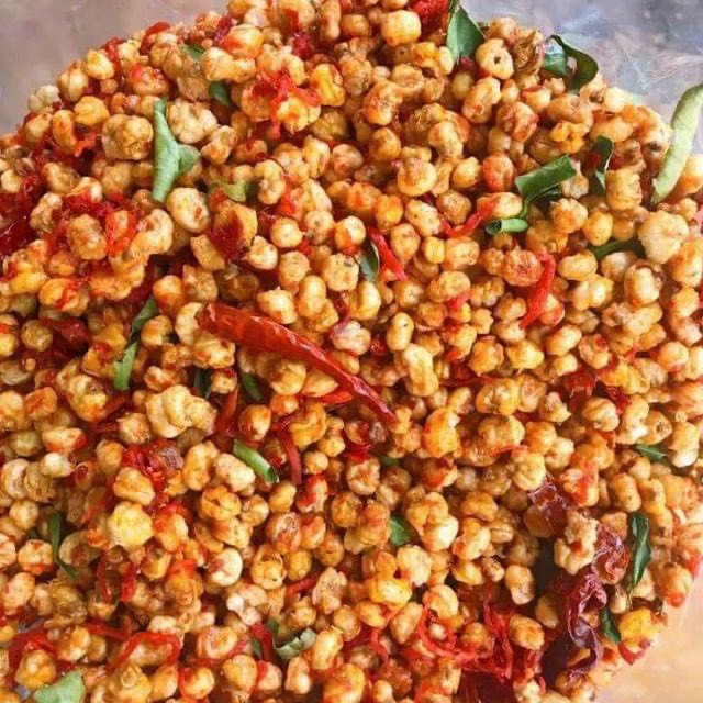 Bắp sấy khô bò lá chanh siêu hấp dẫn loại ngon, 1KG| KingFood - Thế Giới Đồ Ăn Vặt - Đồ Ăn Vặt Hà Nội