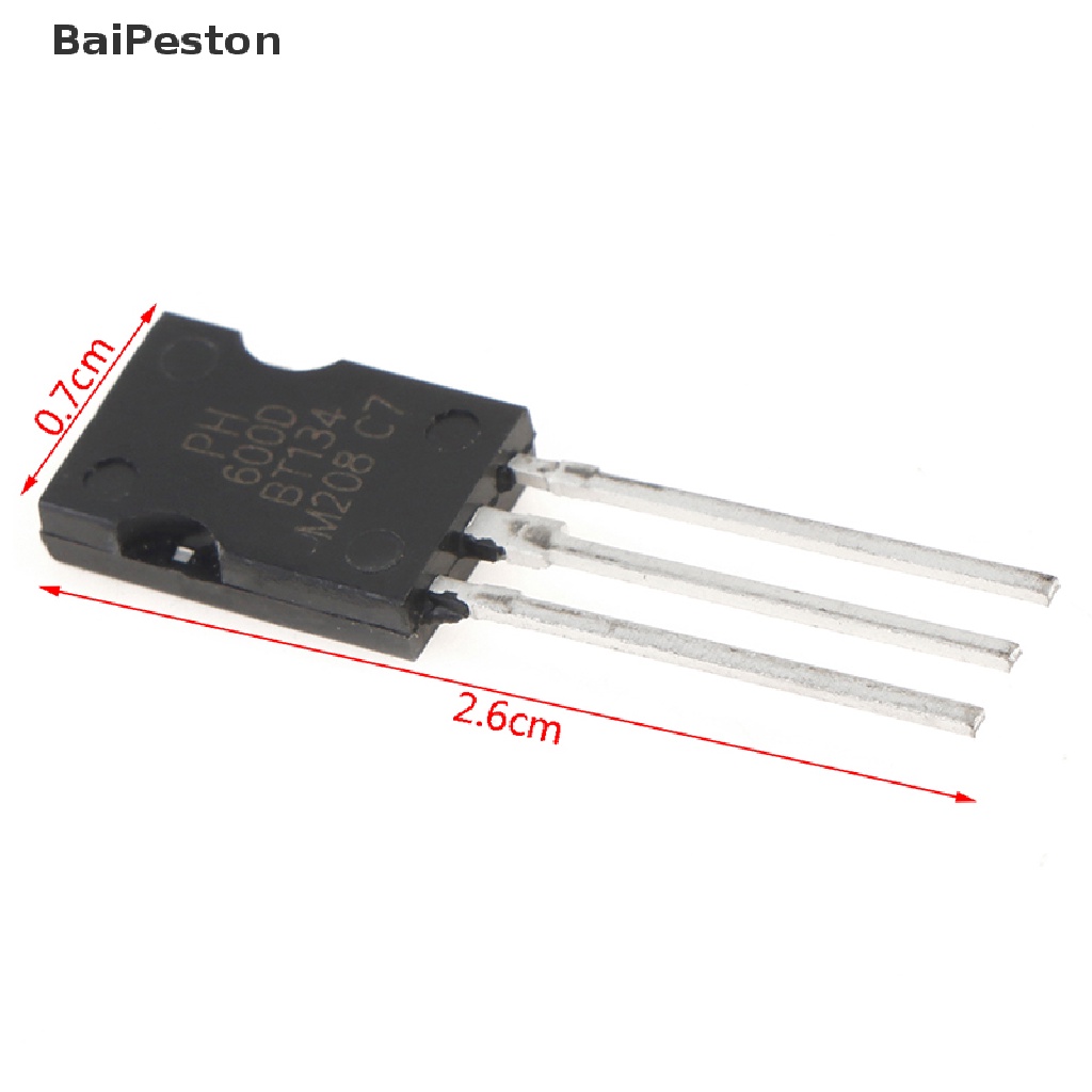 [BaiPeston] 10Pcs Rail Triac TO-126 BT134-600E BT134-600D 4A 600V Triac Thyristor ♨HOT SELL
