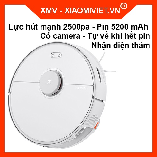 Robot hút bụi lau nhà Xiaomi Roborock S6 MaxV - Lức hút 2500pa,pin 5200mah,có camera - Hàng chính hãng