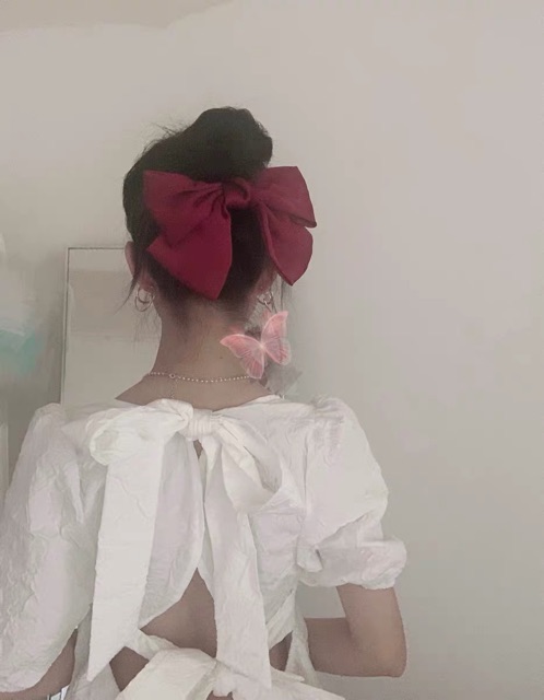 [SẴN] [Có ảnh thật] Đầm babydoll Lollita tay phồng thắt nơ sau lưng SAM SAM BOUTIQUE | BigBuy360 - bigbuy360.vn