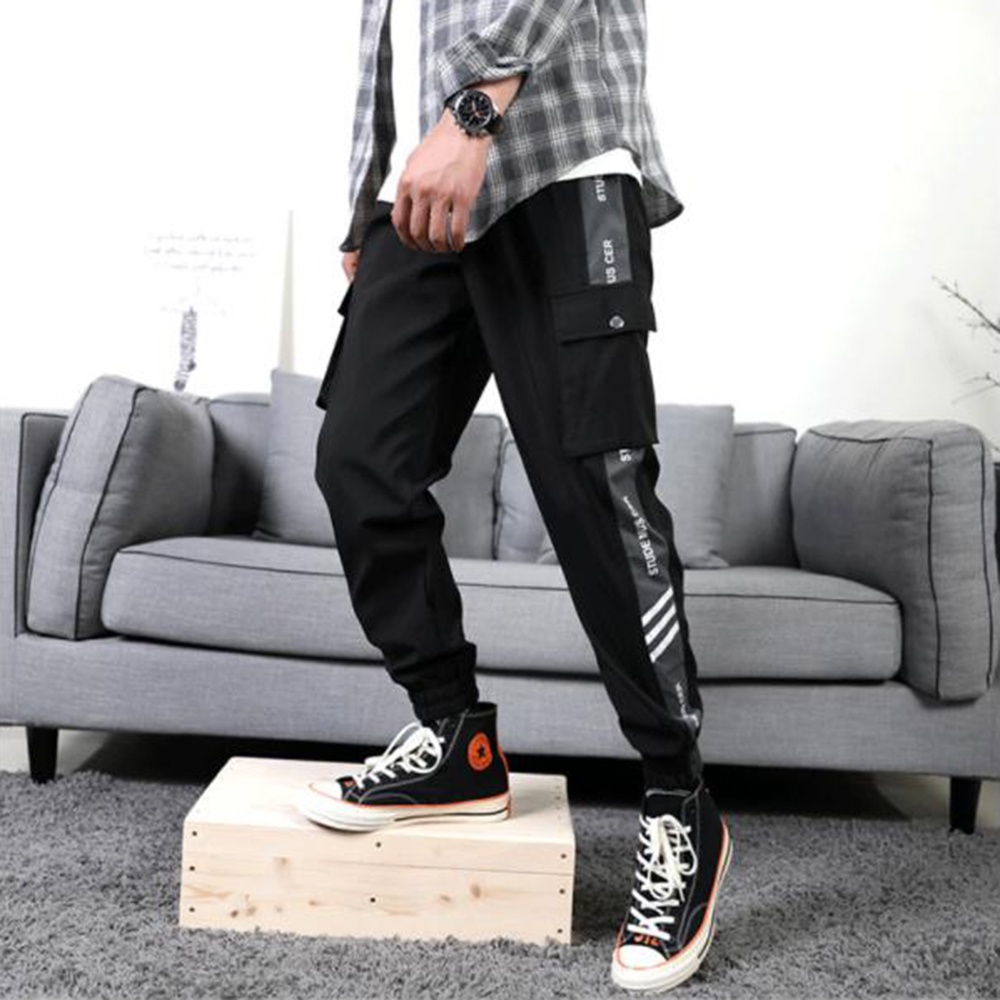 Quần Jogger Quần Túi Hộp Phối Sọc Viền 9000051