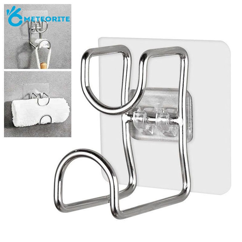 1 Móc Treo Khăn Tắm Bằng Thép Không Gỉ Gắn Tường Đa Năng Siêu Bền Chống Ẩm