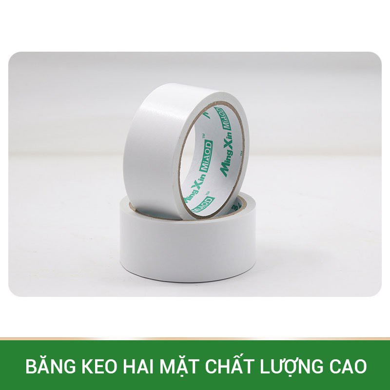 [HÀNG CÓ SẴN] Băng Keo giấy 2 Mặt Nhiều Kích Thước