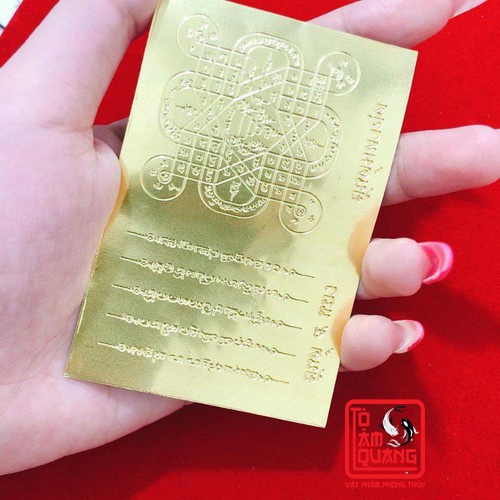 Lá Phép 5 Dòng Kinh Yantra Hah Taew Thái Lan Tài Lộc, Sức Khỏe, May Mắn, Hạnh Phúc - TÔ TÂM QUANG