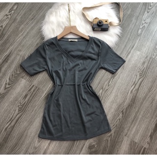 Áo body tay ngắn cổ tim