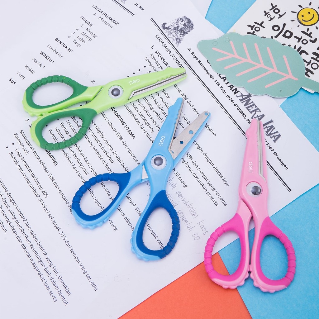 Kéo Cắt 135mm DIY Thiết Kế Dễ Thương An Toàn Cho Bé