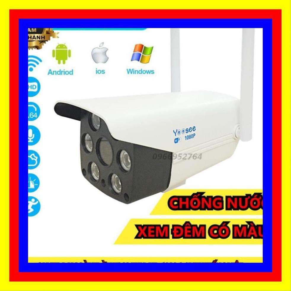 giá khai trương_ Camera IP YooSee Ngoài Trời W26S Full HD Tiếng Việt - Chống Nước Xem Đêm Có Màu