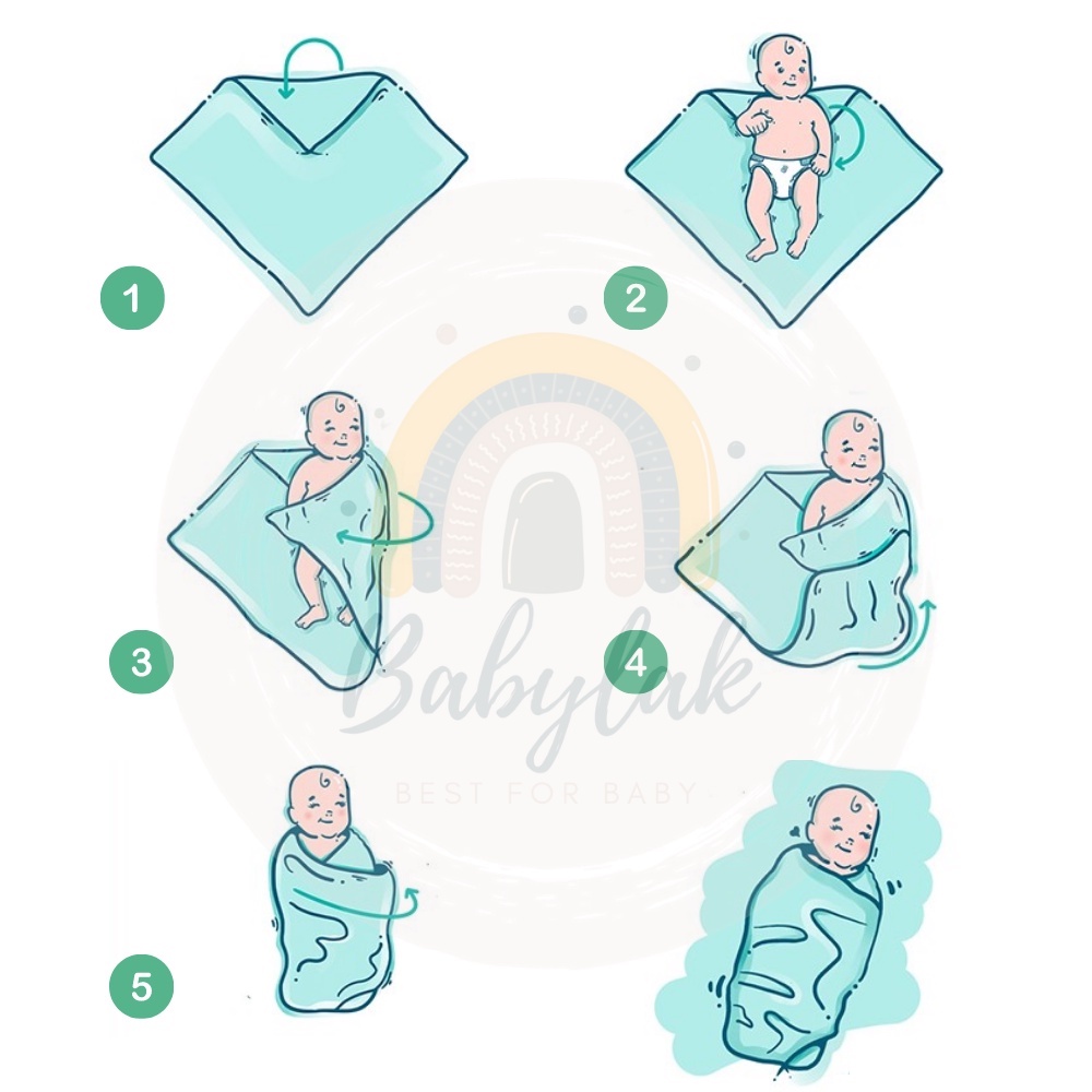 Khăn muslin 2 lớp đa năng cho bé - khổ 110x110 cm - Hàng cao cấp 100% cotton siêu mềm mại