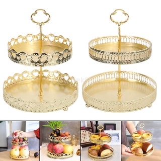 [Khay đựng nước hoa ăn nhẹ 2 lớp Trang trí mặt bàn rỗng