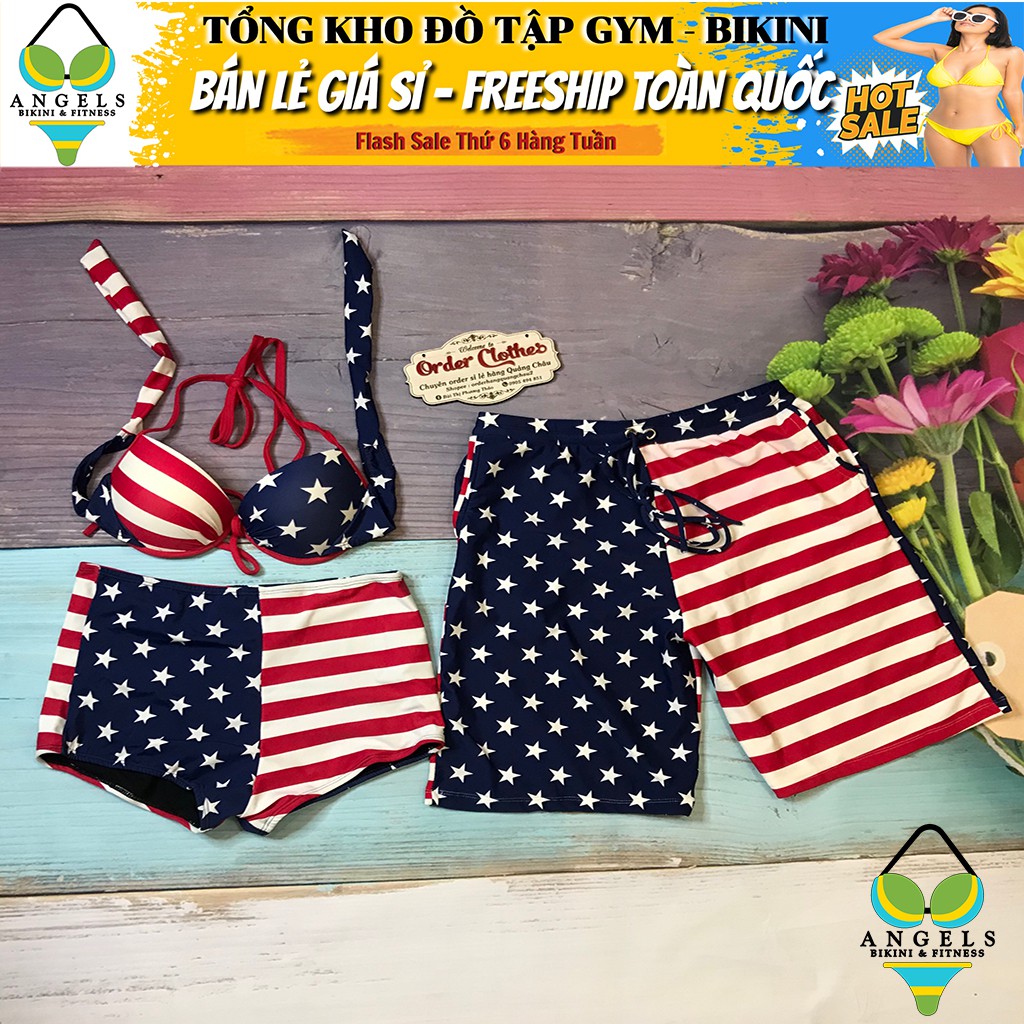 Bikini Bộ Đồ Bơi Hai Mảnh Cờ Mỹ Freesize BHV007 [ Giá Sỉ ] | BigBuy360 - bigbuy360.vn