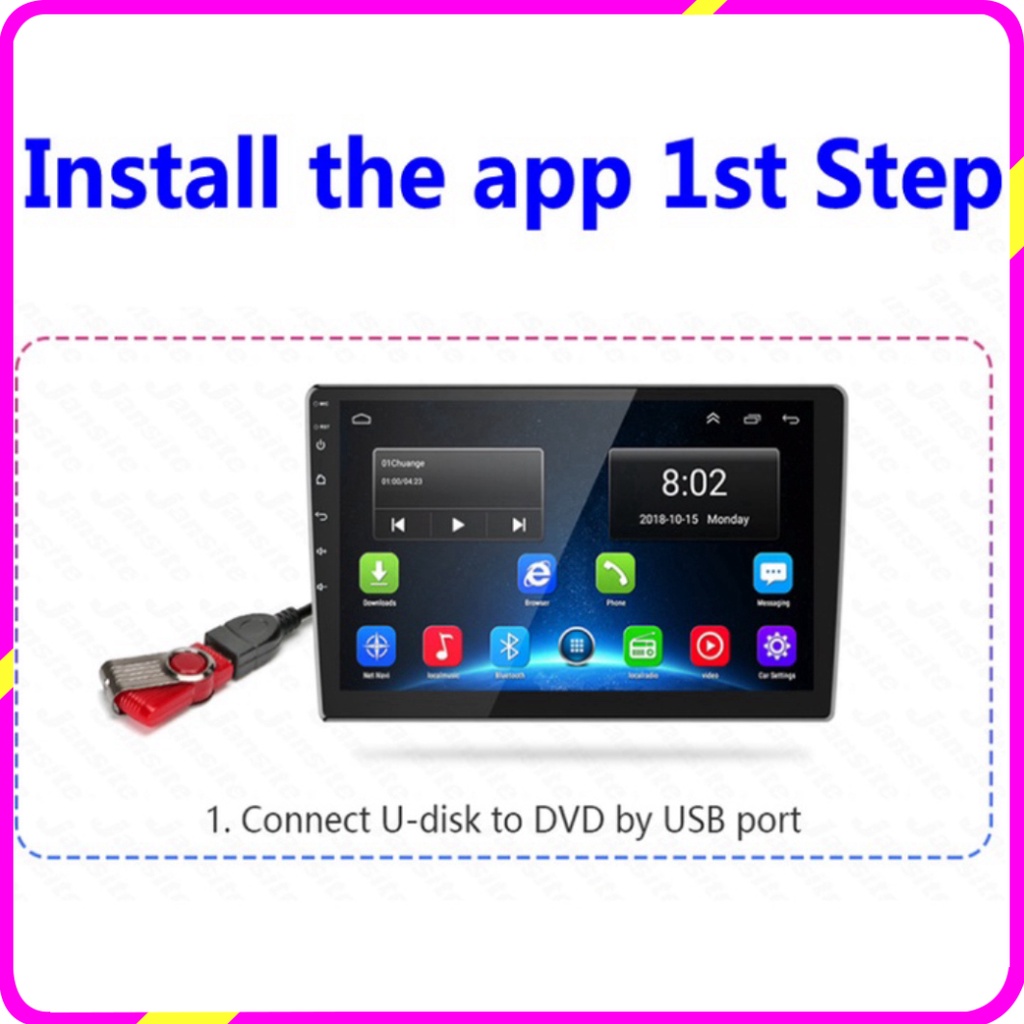 Cảm biến áp suất lốp trong dùng cho màn hình Android, tích hợp phần mềm tiếng Việt TNS601