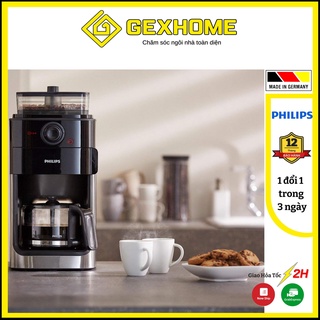 Mua Máy pha cafe Philips HD7769  9 mức xay  pha vị cà phê tuỳ ý  Nhập Đức chính hãng 