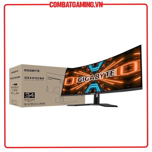 Màn Hình Cong GIGABYTE G34WQC 34"/2K+/VA/144hz/1ms/HDR400
