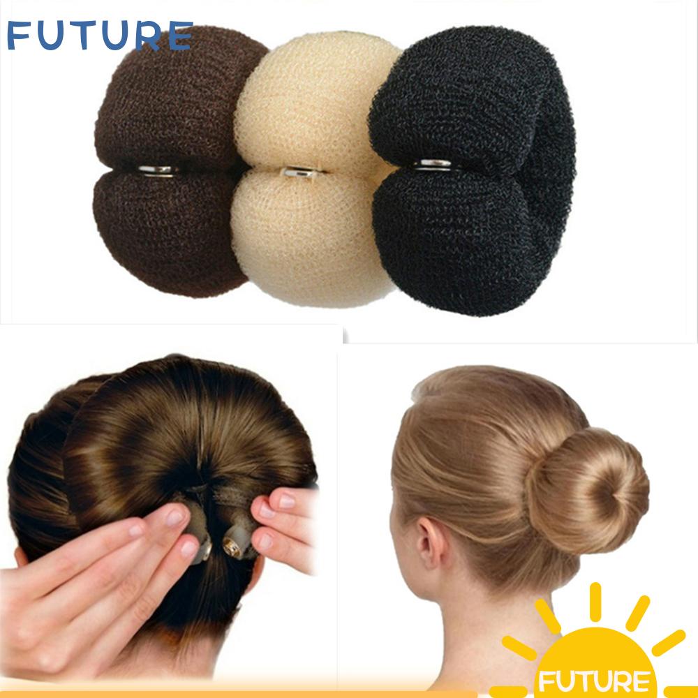 FUTURE Fashion Hair Curler Hairstyle Donut Hair Styling Tools Beauty Cute DIY Girls Women Hair Bun/Multicolor