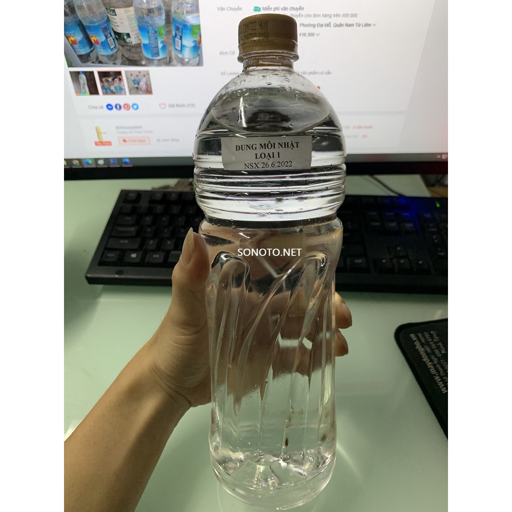 1 Lít dung môi pha sơn mạnh, nước rửa mạch N-butyl acetate