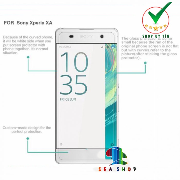 [SEASHOP] Bộ 2 kính cường lực Sony Xperia XA - F3116