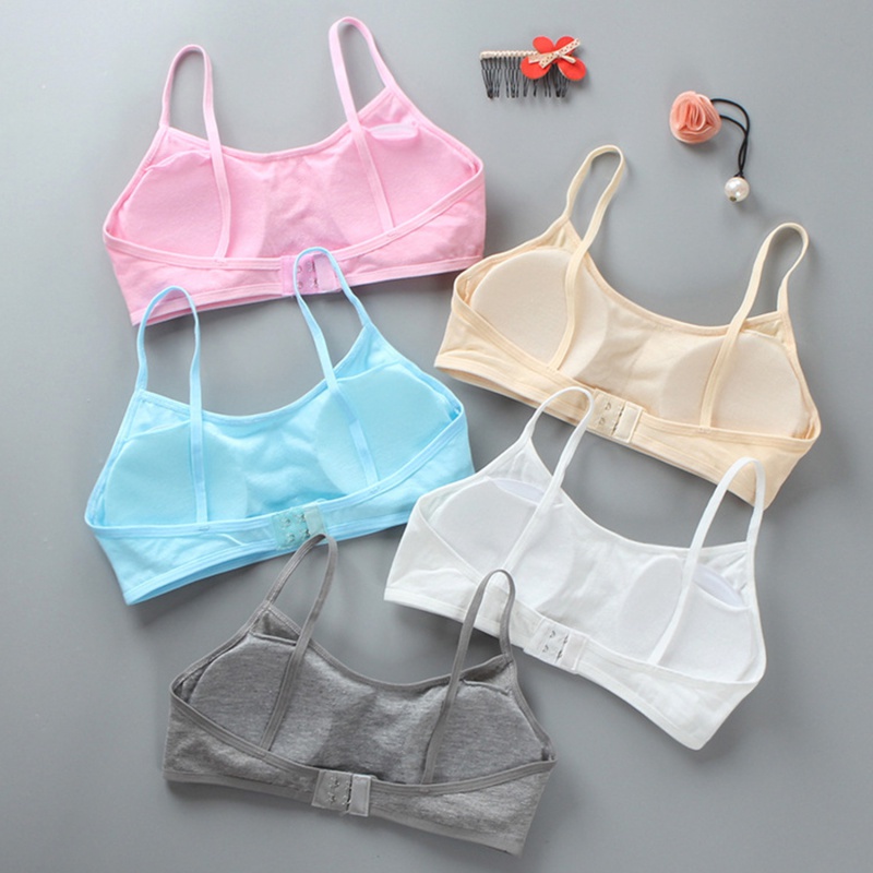 Áo lót thể thao bằng cotton cho bé gái 8-18 tuổi
