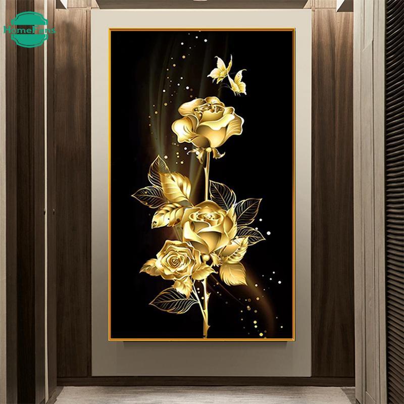 Bộ Tranh Đính Đá 5D Tự Làm 30x50cm/40x70cm/50x90cm Trang Trí Nhà Cửa