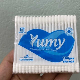 TĂM BÔNG YUMY NGƯỜI LỚN (túi 100 que)