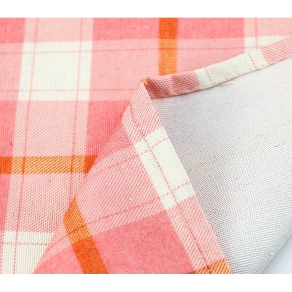 Tạp Dề Nấu Ăn Vải Canvas Cotton Kẻ Sọc Ca Rô Thoáng Khí Chống Bẩn / Mài Mòn