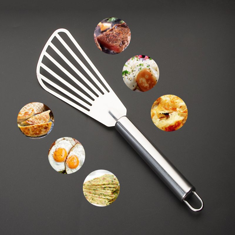 FLEXIBLE Xẻng Nấu Ăn Chuyên Nghiệp Bằng Thép Không Gỉ