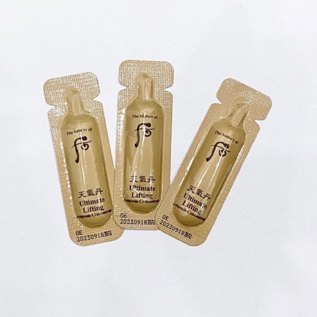 5 ống tinh chất nâng cơ chống lão hoá Whoo Ultimate Lifting