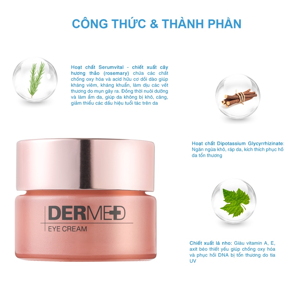 Kem dưỡng mắt Dermed Eye Cream 15g