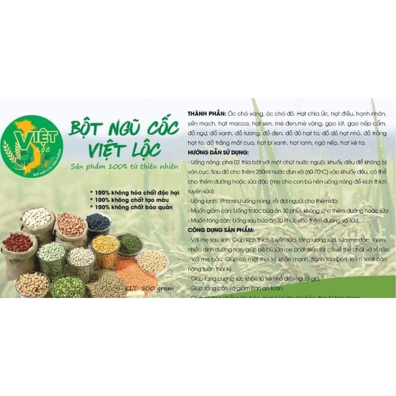 Ngũ cốc Việt Lộc ( giá sỉ) ❤❤🤩🤩🤩🤩