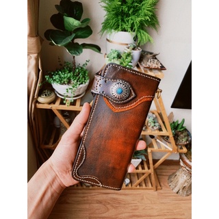 Ví biker da bò xịn vintageví da đựng thẻ, ví da mini, ví đựng thẻ atm, ví da mini handmade, ví da bò cao cấp, ví da hand