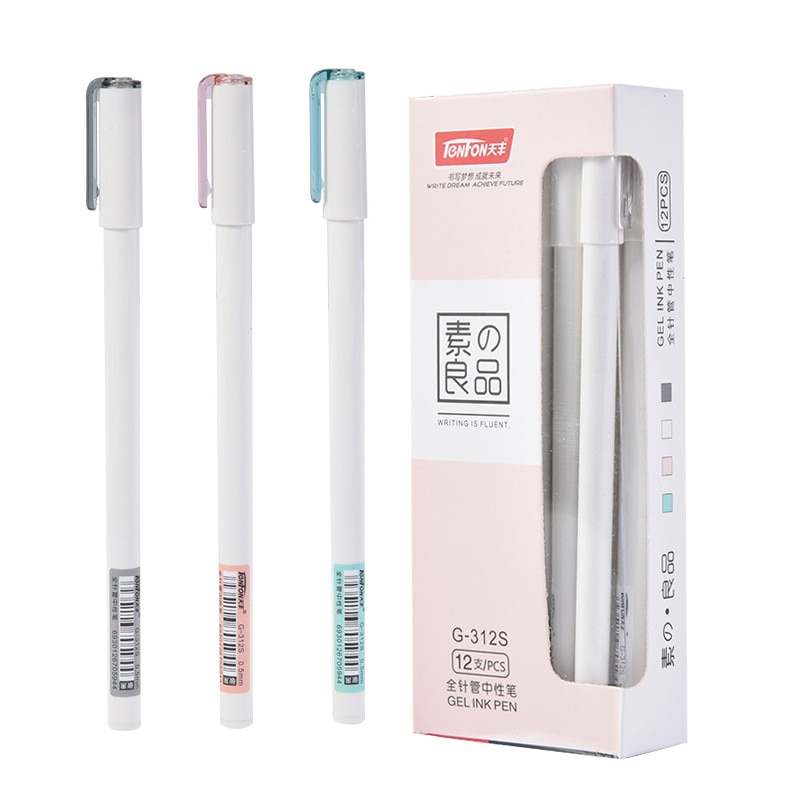 Bút bi nước mực đen ngòi 0.5mm