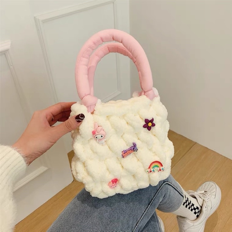 Túi nữ lông mịn cute mùa đông 2022