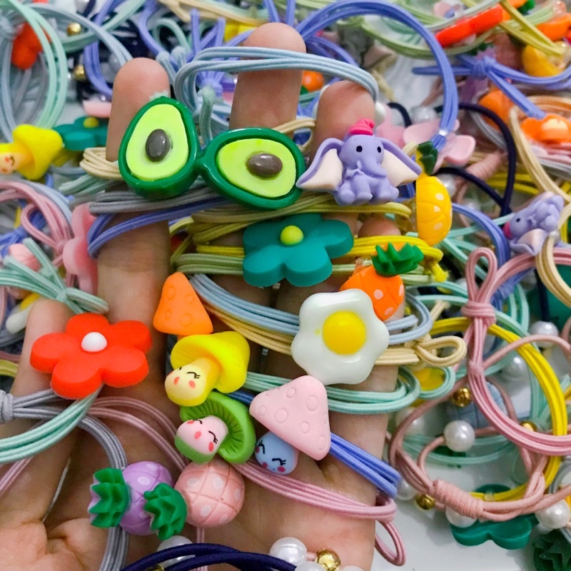 ĐỒ BUỘC TÓC HÀN QUỐC GIÁ RẺ, DÂY CỘT TÓC LÀM QUÀ TẶNG KHÁCH HÀNG