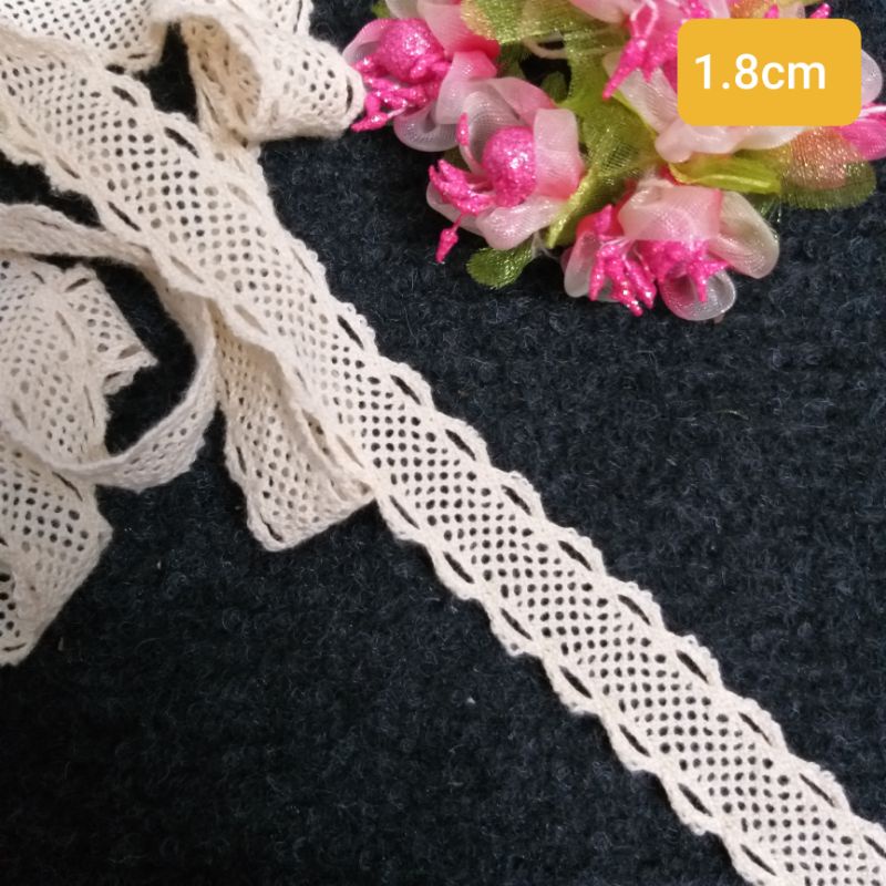 Ren chỉ cotton , màu vintage , size 1.4 cm đến 2.5cm