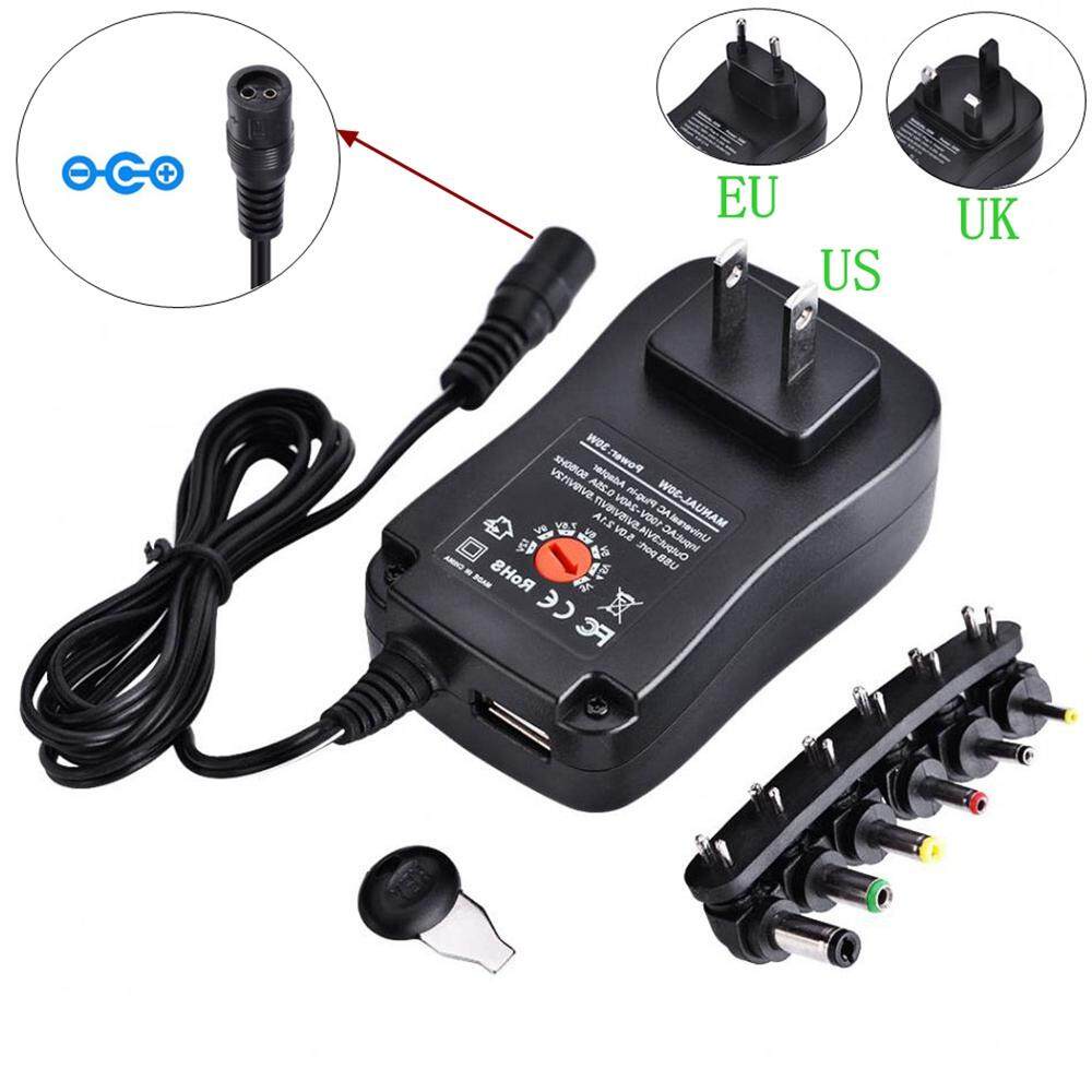 【Vn 3-8 】 AC/DC wall adapter common 30W New Power Adapter 3V 4.5V 5v 6v 7.5V 9v 12V 2a 2.5A can adjust the charger versa