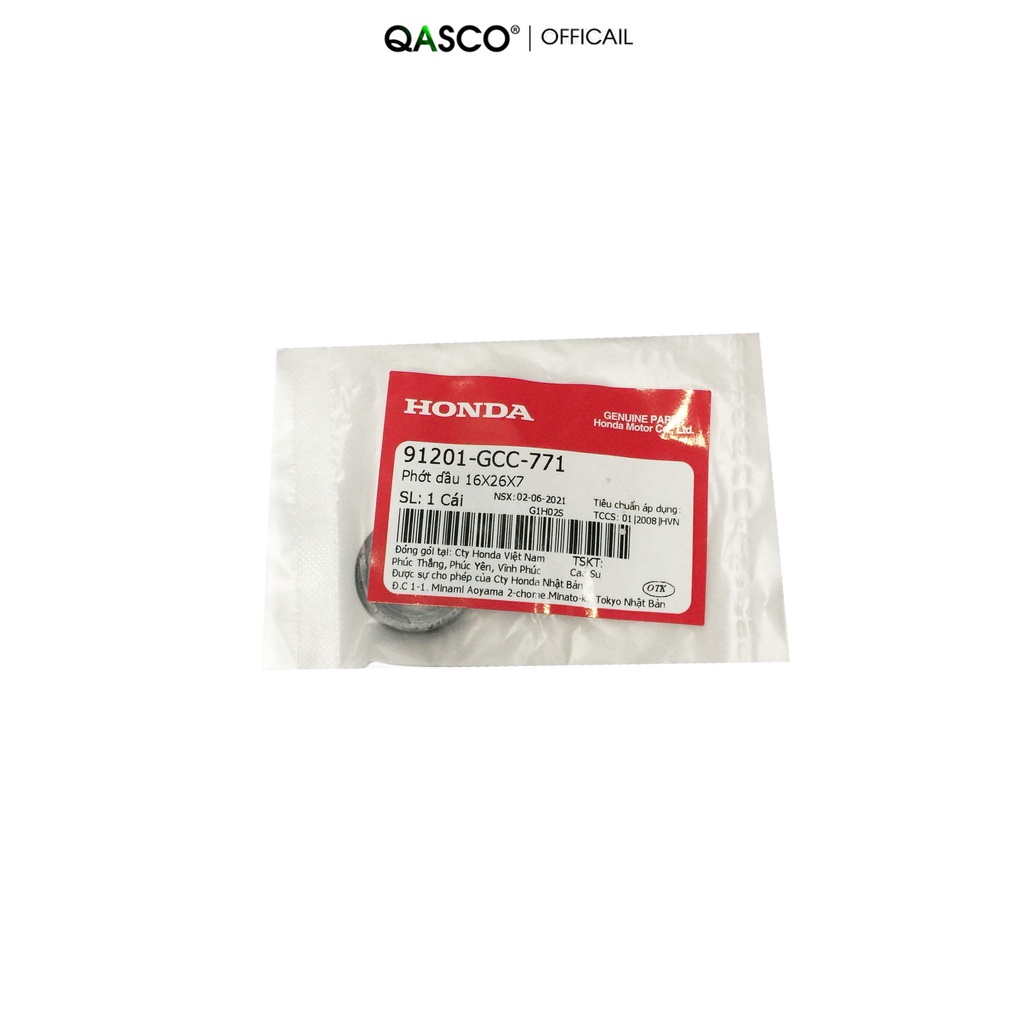 Phớt dầu HONDA 16X26X7 dùng chung nhiều xe  QA(91201GCC771)