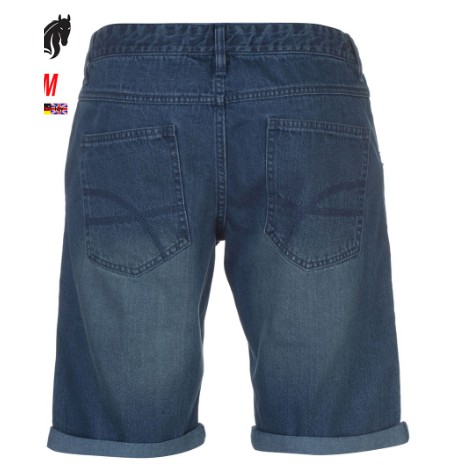 Quần short Jeans PIERRE Cardin Tapered mens cao cấp (Bright Blue)