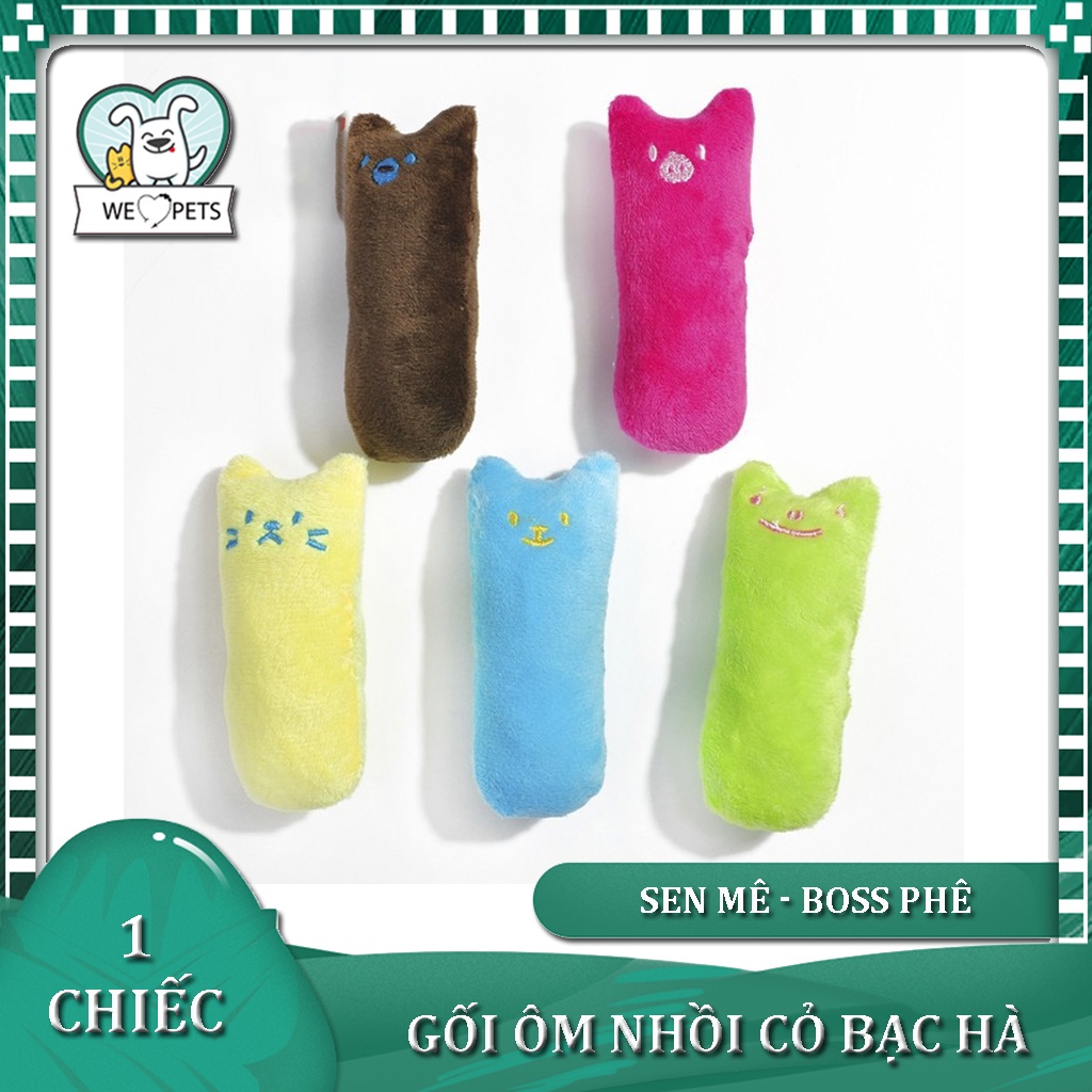 Gối ôm nhồi bông cho mèo có mùi catnip cỏ bạc hà mèo bên trong  - Lida Pet Shop