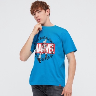 Áo phông nam cổ tròn Marvel dòng UT thời trang của UNIQLO