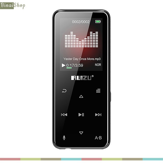 [Mã 155ELSALE giảm 7% đơn 300K] Máy nghe nhạc Lossless HiFi Ruizu X16 (Kim loại nguyên khối, loa ngoài)