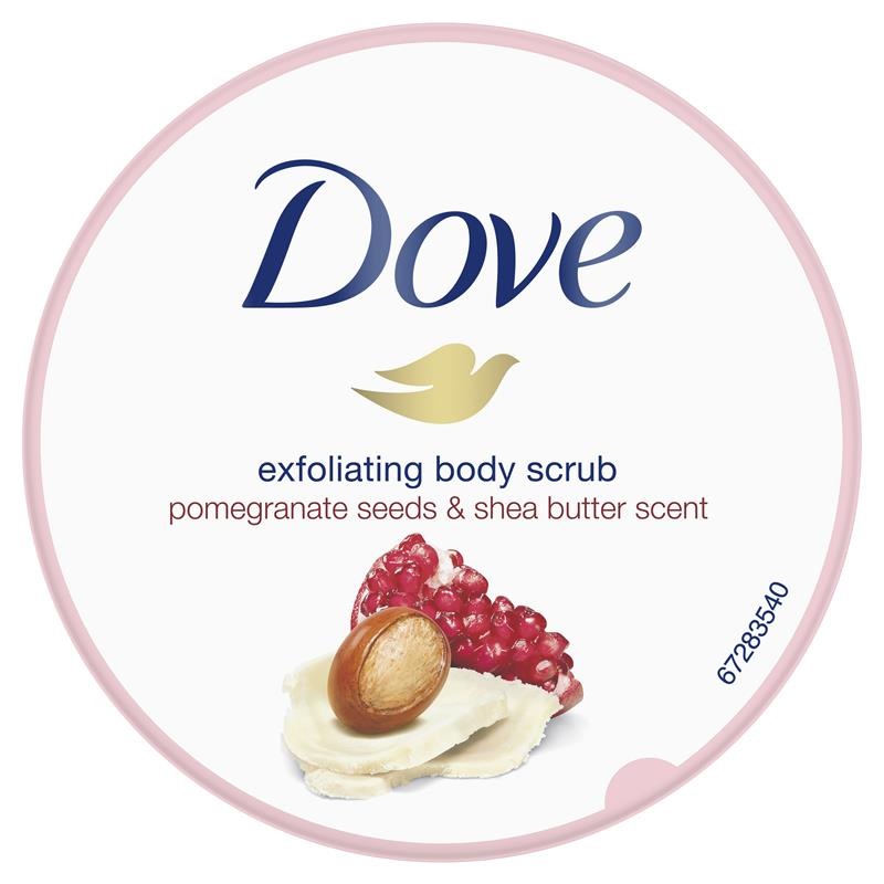 Kem Tẩy Da Chết Body Dove Exfoliating Body Polish 225ml (Bản Đức)