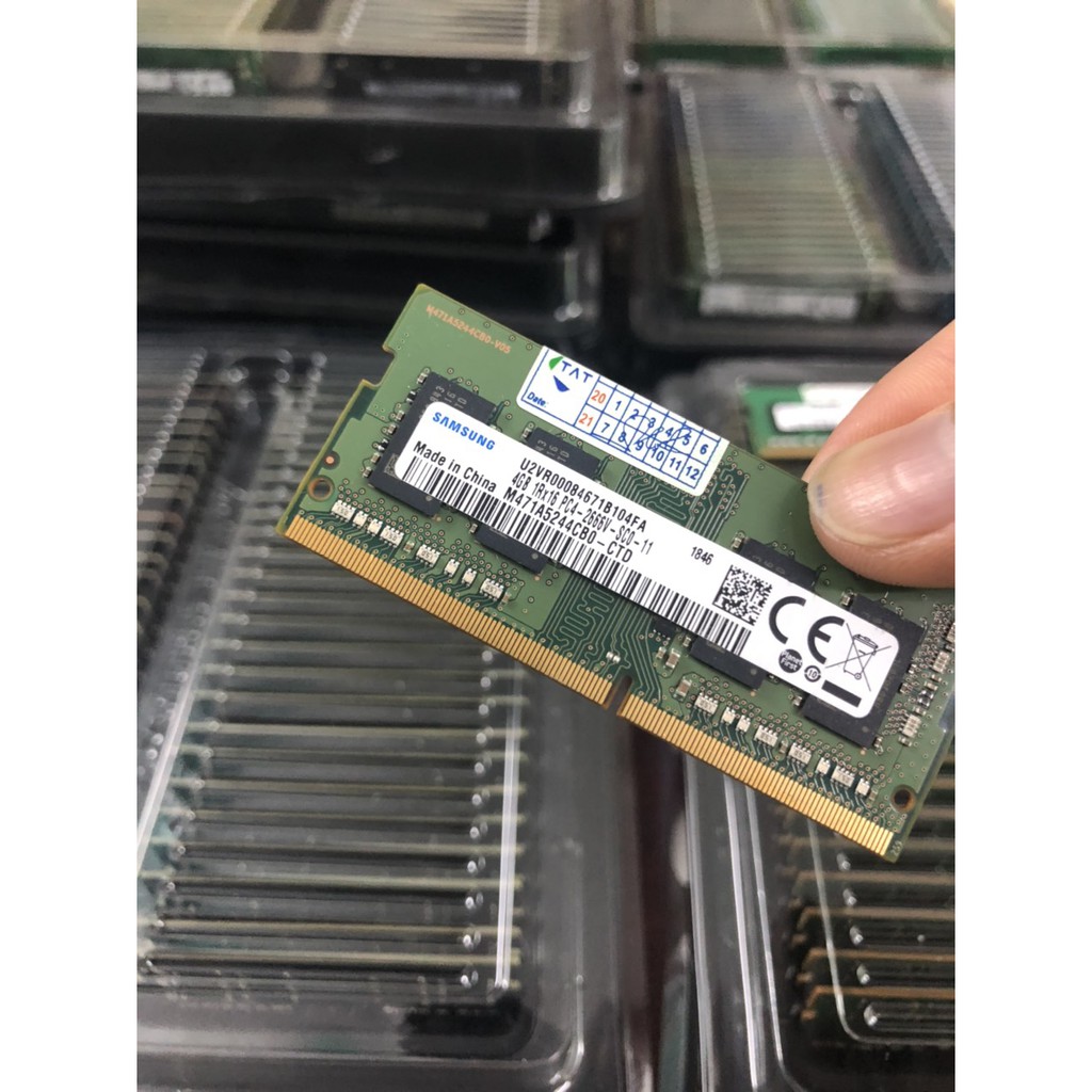 Ram Laptop DDR4 4GB Samsung Hynix Micron 2666MHz - Bảo hành 36 tháng 1 đổi 1