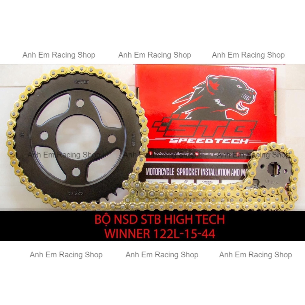 NSD STB Racing Sên Vàng 9ly giá 1 bộ nhông sên dĩa các dòng xe
