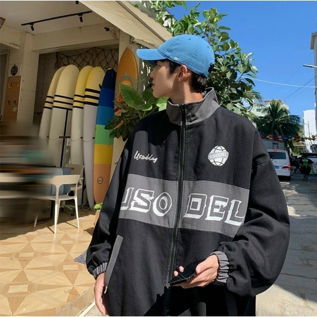 Áo khoác kaki nam nữ ulzzang streetstyle Deli AKK10 jacket unisex form rộng basic hottrend chất vải dày mềm ARROW