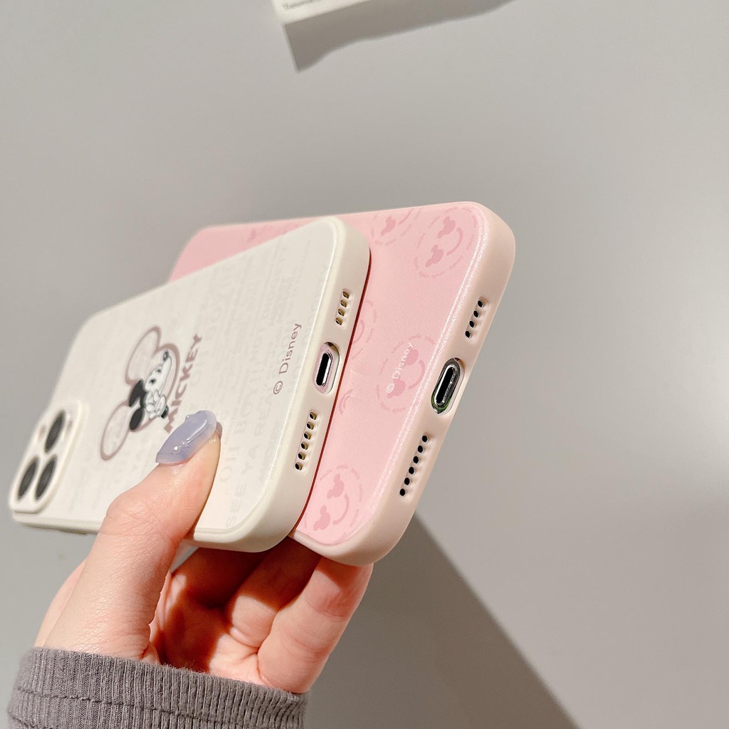 Ốp Điện Thoại Silicon Mềm Hình Chuột mickey Cho iphone 15 14 11 12 13 pro max 12 13 7 8 plus x xr xs max se 2020 se3 2020 Lưng